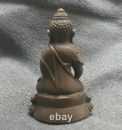 Beautiful Pra Gring Wat Suthat Temple Thai Mini Buddha Amulet Rich Lucky Miracle