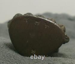 Beautiful Pra Gring Wat Suthat Temple Thai Mini Buddha Amulet Rich Lucky Miracle