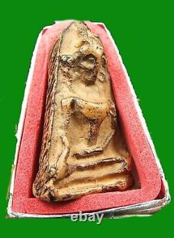 Benjapakee Certificate Old Phra Phong Supan Antique Clay Thai Buddha Amulet