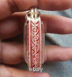 Benjapakee Phra Phong Suphan With Silver Case Pendant Holy Thai Buddha Amulet