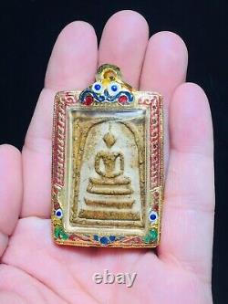 Benjapakee Phra Somdej Toh Wat Rakang Magic Luck Thai Buddha Amulet BE 2411