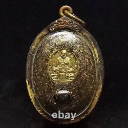 Bia-gae Leklai Lp Thuad Coin Wat Huay Mongkol Thai Buddha Amulet Pendant Rare