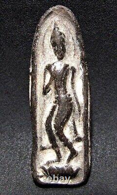 Black Buddha LP Kuai Phra Leela Figure Thai Amulet
