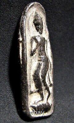 Black Buddha LP Kuai Phra Leela Figure Thai Amulet
