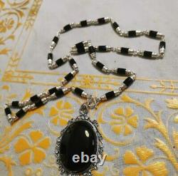 Black Naga Eye Stone Talisman Amulet Thai Buddha Power Protect Lucky Magic Money