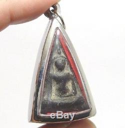 Black Nangphaya Thai Magic Antique Buddha Amulet Rich Lucky Love Appeal Pendant