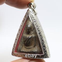 Black Phra Nangphaya Thai Antique Nang Paya Powerful Top 5 Buddha Amulet Pendant