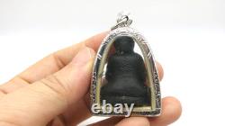 Black Phra Pidta LP Toh Thai Buddha Amulet Pendant Big Doll Tukata Yai BE 2521