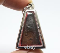 Black Phra Pong Supan Thai Antique Buddha Blessed Amulet Lucky Love Rich Pendant