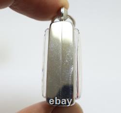 Black Phra Pong Supan Thai Antique Buddha Blessed Amulet Lucky Love Rich Pendant