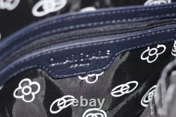 Blue Leather Bag With Thai Buddha Amulets Lord Hanuman Super Rare