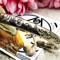 Bracelet Phra Arjarn O Ajarn Yetummar Buddha Heart Alloy Thai Amulet #16904