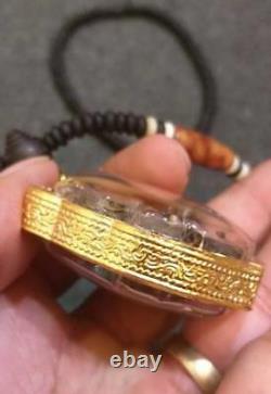Brass Phra Pirab Super Powerful Necklace Pendant Thai Buddha Amulet Lucky Rich