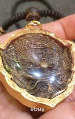 Brass Phra Pirab Super Powerful Necklace Pendant Thai Buddha Amulet Lucky Rich