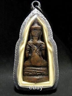 Bronze Buddha Insignia Statue Phra Chai Ratchakal Thai Amulet