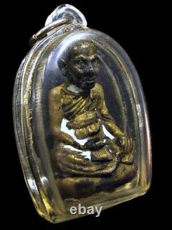 Bronze Buddha LP Juer Wat Klang Bang Kaew Figure BE2552 Thai Amulet