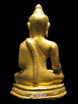Bronze Buddha Phra Chiang Saen from Lanna Thai Amulet
