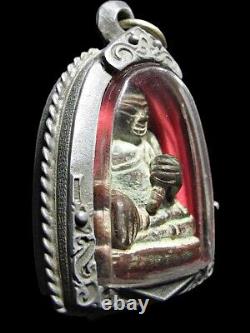 Bronze Buddha Phra Sankajai Figure Rattanakosin Period Thai Amulet