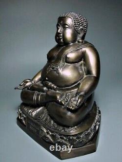 Bronze Statue Buddha Phra Sankajai LP AuB Wat Krein Kathin Figure Thai Amulet
