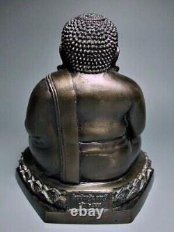 Bronze Statue Buddha Phra Sankajai LP AuB Wat Krein Kathin Figure Thai Amulet