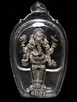 Bronze Statue Multi-Arms Ganesha Lopburi Phra Pikkanate Thai Buddha Amulet