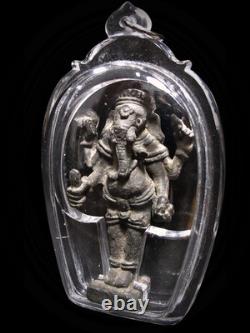Bronze Statue Multi-Arms Ganesha Lopburi Phra Pikkanate Thai Buddha Amulet