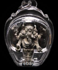 Bronze Statue Multi-Arms Ganesha Lopburi Phra Pikkanate Thai Buddha Amulet