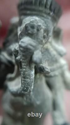 Bronze Statue Multi-Arms Ganesha Lopburi Phra Pikkanate Thai Buddha Amulet