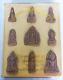 Buddha Benjapakee set Top Thai amulets, 1 set of 9 amulets, Saturday 5 Ceremony