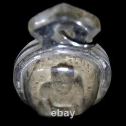 Buddha Dvaravati Radiating Flame, Thai Amulet 15/16th C