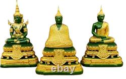 Buddha Emerald Statue 5 Thai Buddha Meditation Wat Phra Kaew x 3 Season/Set