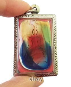 Buddha Leklai Kaew Rainbow Phra Somdej Magic Amulet Thai Power Protection Rare