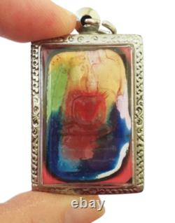 Buddha Leklai Kaew Rainbow Phra Somdej Magic Amulet Thai Power Protection Rare
