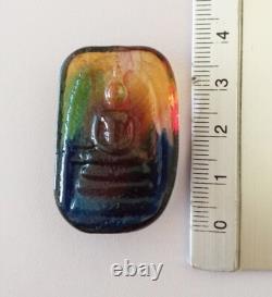 Buddha Leklai Kaew Rainbow Phra Somdej Magic Amulet Thai Power Protection Rare