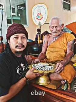 Buddha Life Insurance Takrud Arjarn Jiam Thai Amulet Sacred Protection & Luck