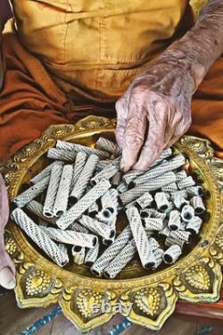 Buddha Life Insurance Takrud Arjarn Jiam Thai Amulet Sacred Protection & Luck