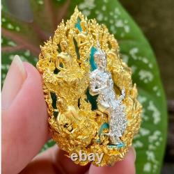 Buddha Performing Miracles Amulet Pendant Thai Pendant Waterproof Case