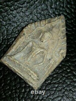 Buddha Phra Khun Paen Ayudhya Thai Magic Amulet Talisman Protection Old Real