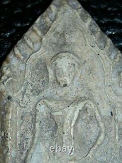 Buddha Phra Khun Paen Ayudhya Thai Magic Amulet Talisman Protection Old Real