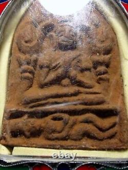 Buddha Phra Khunpan LP Tae Terracotta Figure BE2503 Thai Amulet