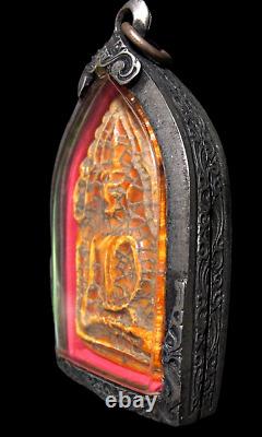 Buddha Phra Khunpan Pentagonal Kru Wat Yai Chai Mongkol Thai Amulet 16th C