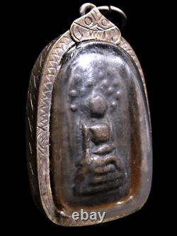 Buddha Phra Kring Klong Takian Pim Songna Figure Thai Amulet 17/18th C
