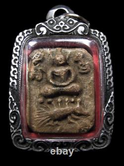Buddha Phra LP Parn Pim Mhen (Porcupine) Figure BE2460 Thai Amulet