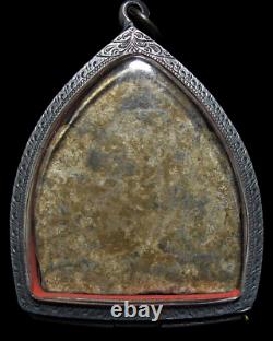 Buddha Phra Narai Song Puen, made of Shin Silver, Thai Amulet 16/17th C