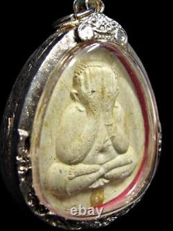 Buddha Phra Pidta LP Pae Pim Sae Yid Age 93 years Figure BE2539 Thai Amulet