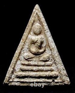 Buddha Phra Somdej LP Nak Wat Rakang Figure BE2485 Thai Amulet