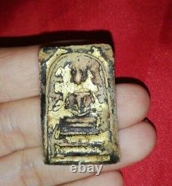 Buddha Phra Somdej LP Toh Pendant Magic Amulet Thai Luck Protection Old Rare