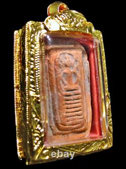 Buddha Phra Somdej Pim Pai Tong LP Nong BE2460 Thai Amulet