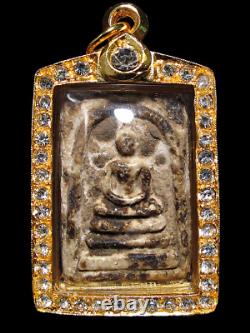 Buddha Phra Somdej Wat Rakang Pim Yai Thai Amulet 19th C