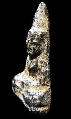Buddha Phra Tha Kradan U-thong Period Thai Amulet 16th C